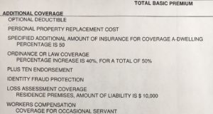 Ordinance and Law Coverage